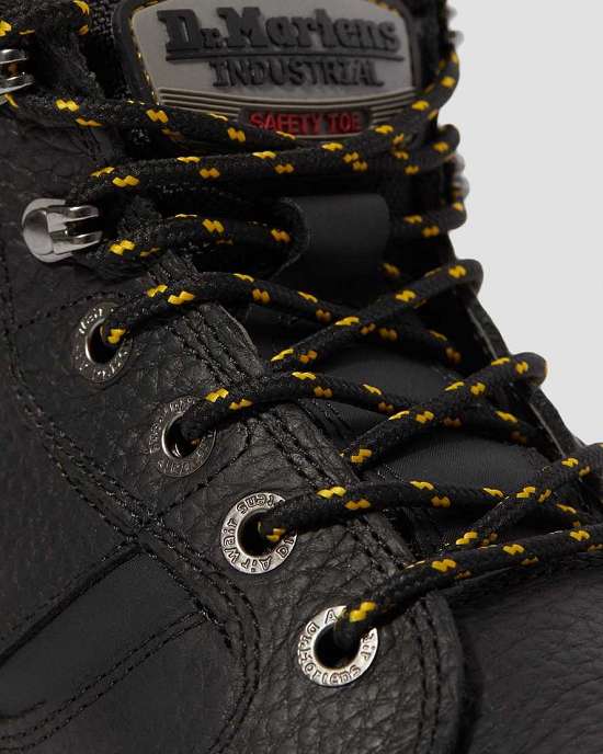 Botas Con Cordones Dr. Martens Grapple Steel Toe Mujer Negros MX-40253